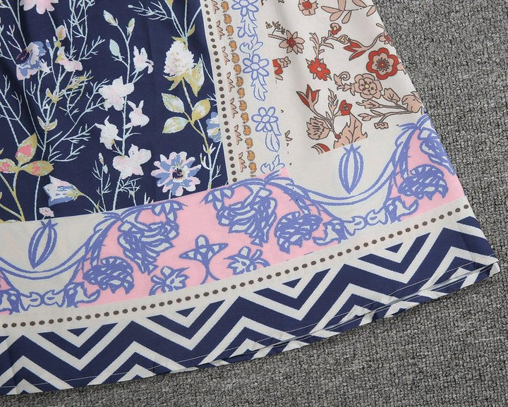 Indira - Boho Printed Dress