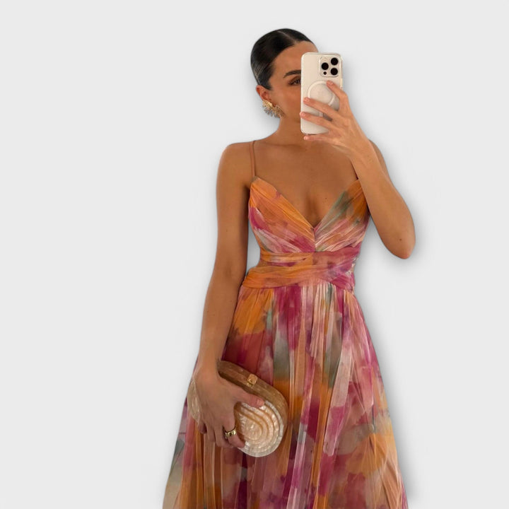 Annai Mesh |  Maxi Dress