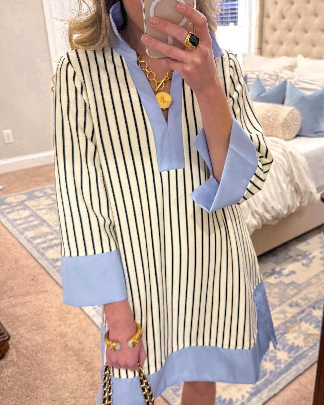 Margot - Classic Stripe Dress