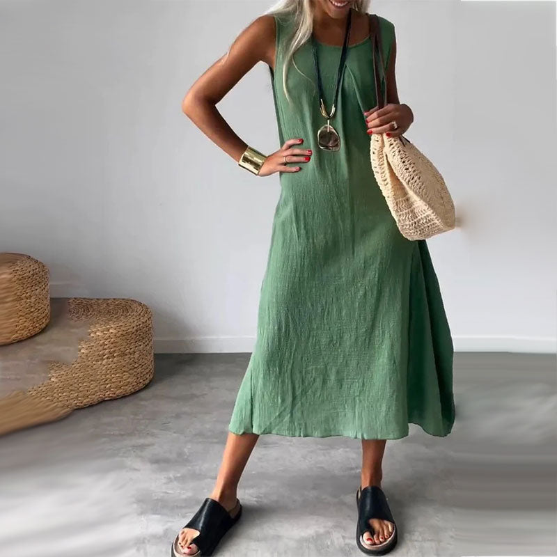 Amaris - Relaxed Sleeveless Dress